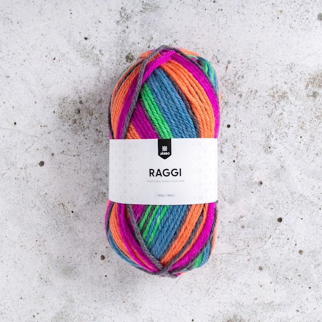 Produktbilde 1 for Raggi Garn Ullmiks 100 g Strobe Lights (15215) Järbo