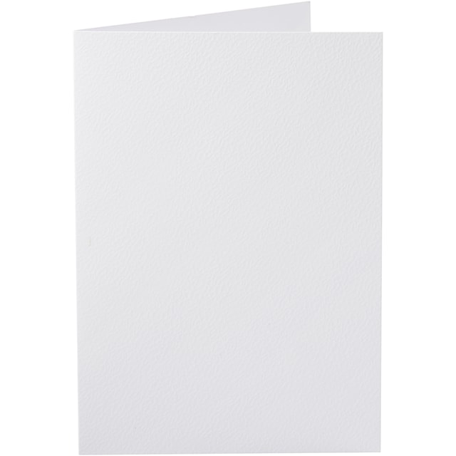 Produktbilde 1 for Kort, kort str. 10,5x15 cm, 220 g, hvit, 10 stk./ 1 pk.