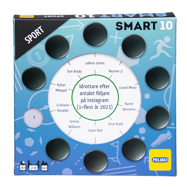 Produktbilde 1 for SMART10 Frågekort Sport (SE)