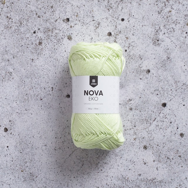 Nova Eko Cotton 50 g Light Pistachio Green Järbo