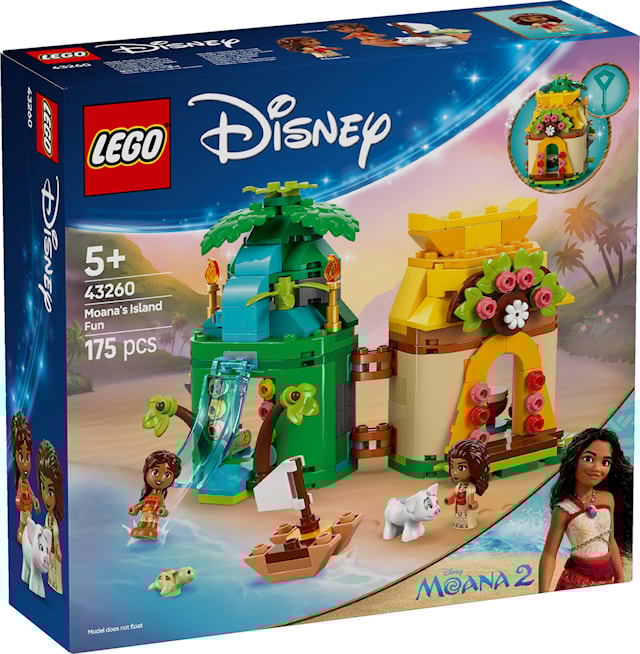 Produktbilde 1 for Lek og moro på Vaianas øy LEGO® Disney Princess (43260)