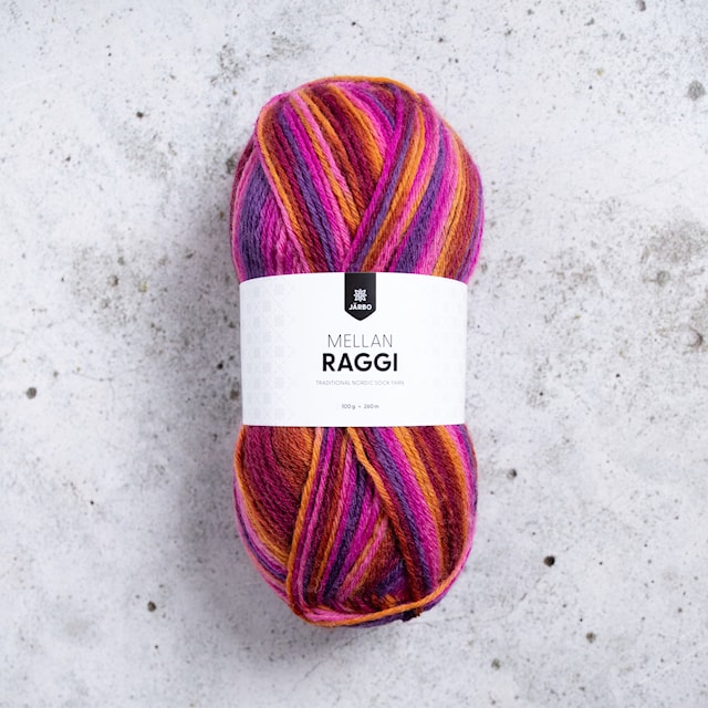 Produktbild 1 för Mellanraggi Garn Ullmix 100 g Autumn Radience (28446) Järbo