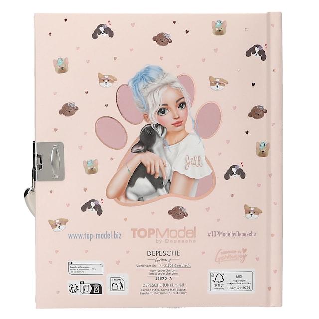 Produktbild 6 för Dagbok med Hjärtlås TOPModel