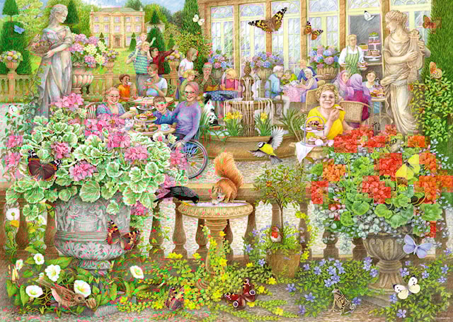 Produktbilde 3 for Cosy Café Secret Garden Puslespill 1000 brikker, Ravensburger