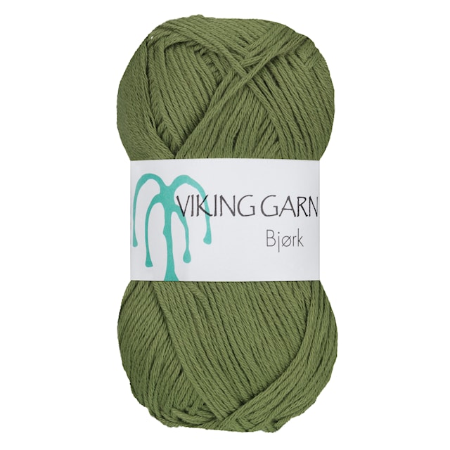 Bjørk 50 g gønn 536 Viking Garn