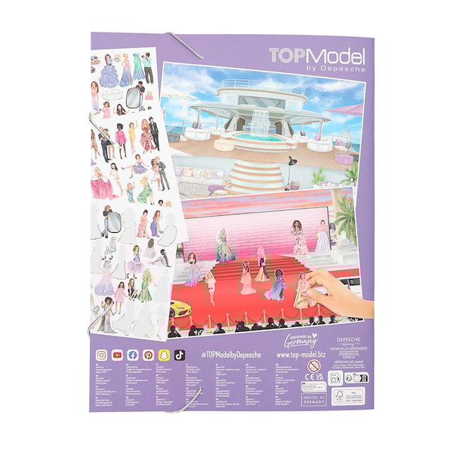 Produktbilde 5 for Klistremerkebok Glamour TOPModel