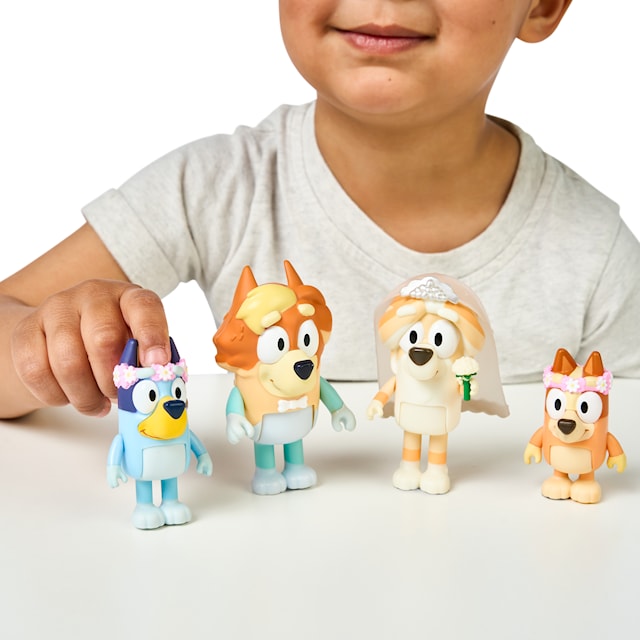 Tuotekuva 5 - Figuurit 4 kpl Figuurit Wedding Bluey