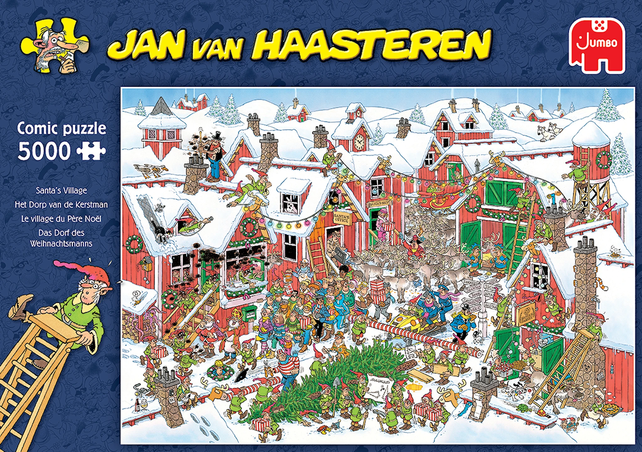 Produktbilde for Jan Van Haasteren Santa´s Village Puslespill 5000 brikker, Jumbo