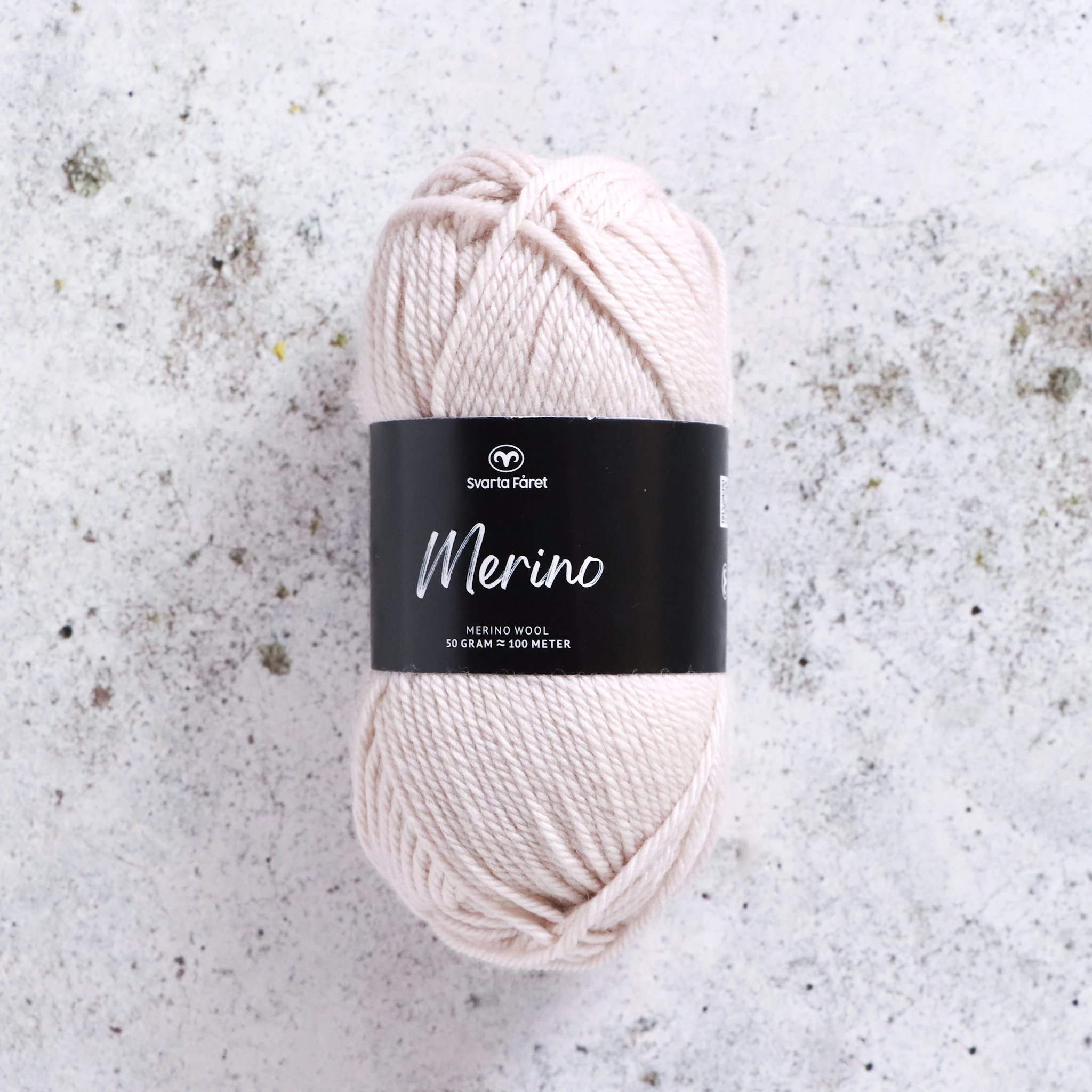 Produktbild för Merino 50g Svarta Fåret