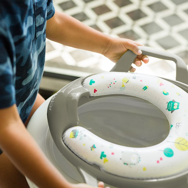 Tuotekuva 3 - Mjuk Toalettsits Barn Grå bblüv