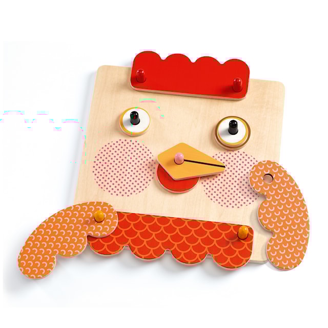 Produktbild 3 för Pedagogiska Magneter Ansikten, Djeco