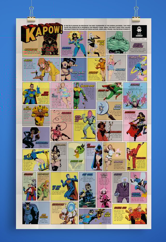 Produktbilde 4 for KAPOW! - Kortspelet med superkrafter! (SE)