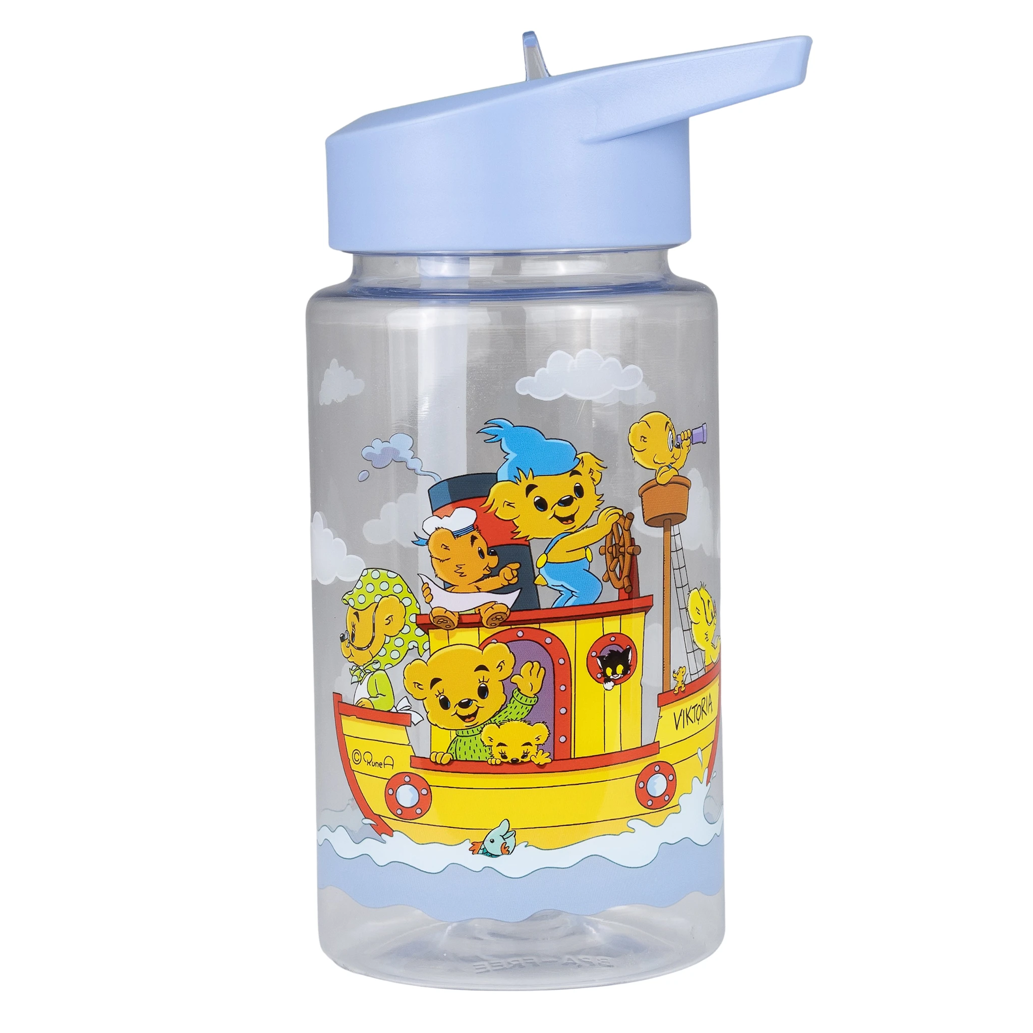 Produktbilde for Bamse Viktoria Vannflaske i plast Rätt Start