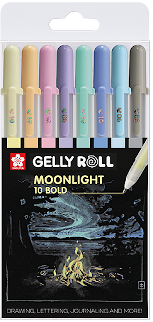Sakura Gelly Roll Moonlight Pastell 8-sett