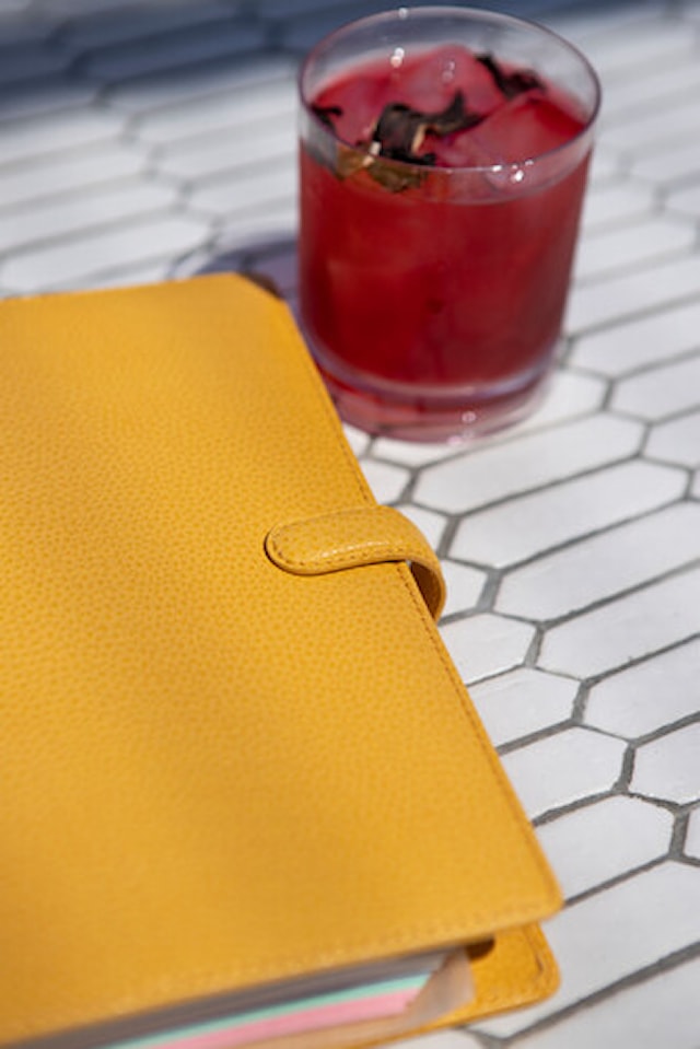 Produktbilde 3 for Systemkalender A5 Finsbury Gul Filofax