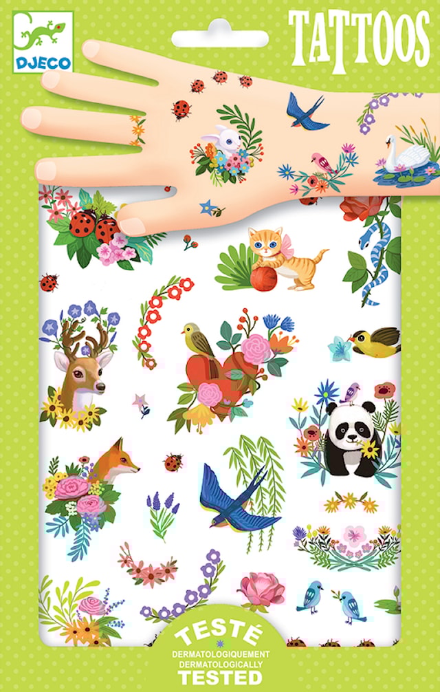 Happy Spring -tatuointi Djeco