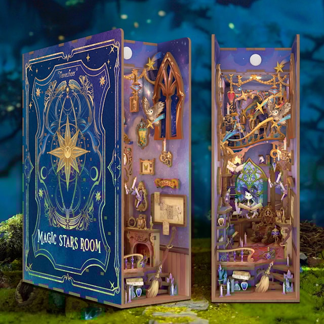 Produktbild 2 för Book Nook: Magic Stars Room, Tonecheer
