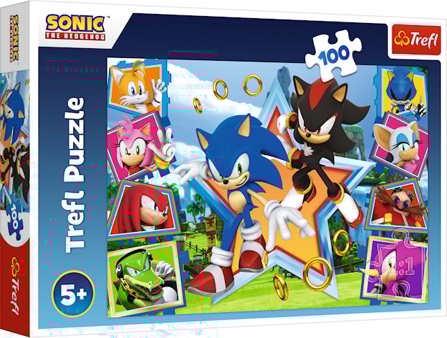 Puslespill Sonic the Hedgehog 100 brikker, Trefl