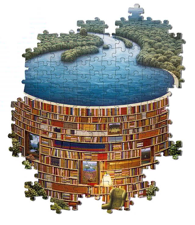 Produktbild 3 för Bibliodame Pussel 1000 bitar Clementoni