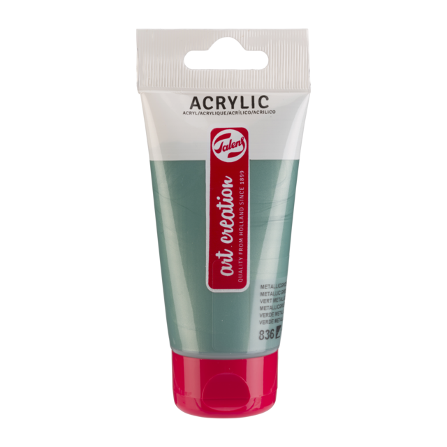 Akrylfärg 75 ml Metallic Green Talens Art Creation