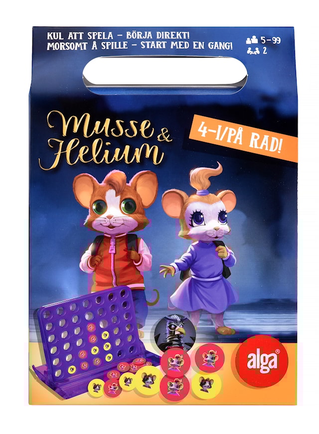 Produktbild 2 för Musse & Helium 4 i rad (SE/NO)