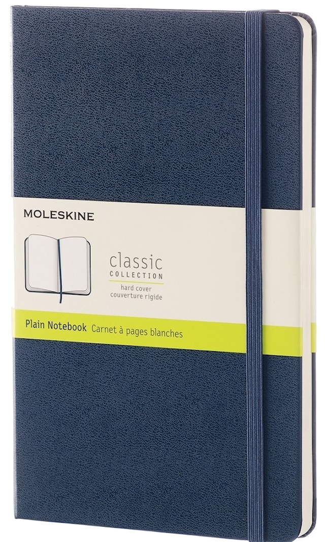 Produktbild 1 för Anteckningsbok Classic Hard Olinjerad Large Sapphire Blue Moleskine