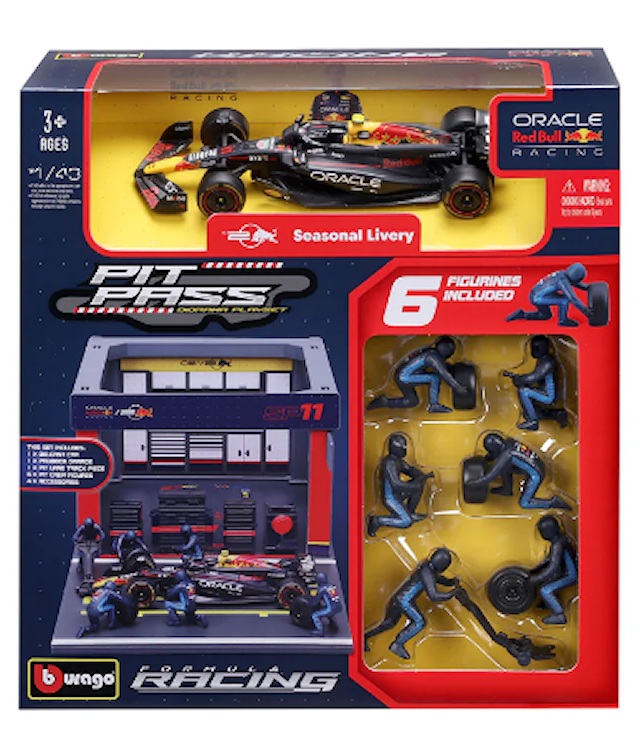 Tuotekuva 1 - 1:43 F1 Red Bull Racing RB20 2024 Pit Pass Diorama Perez