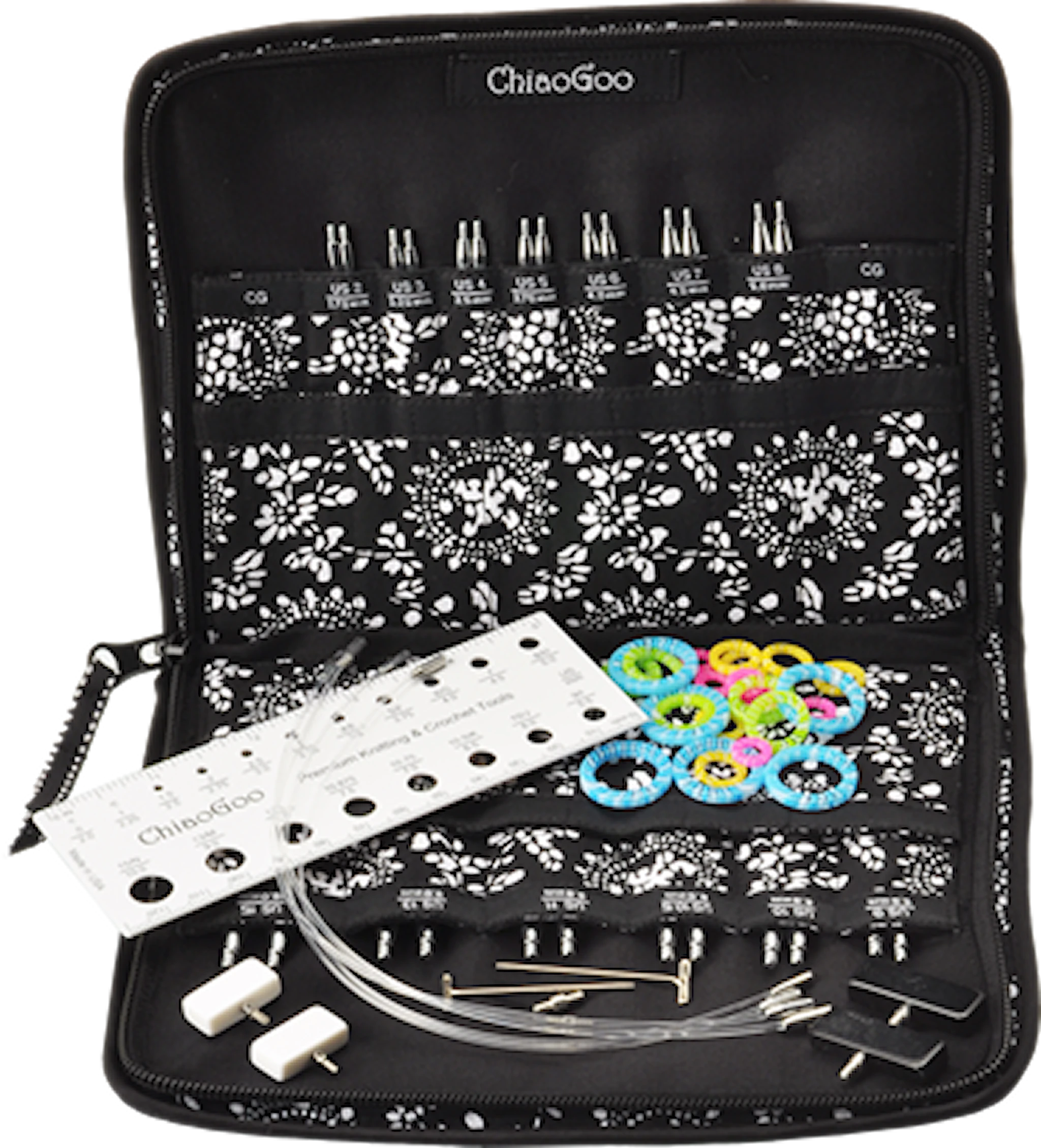 Produktbild för SPIN Bamboo Complete 10 cm/2.75-10 mm ChiaoGoo