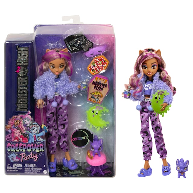 Produktbild 4 för Clawdeen Modedocka Creepover Party Monster High