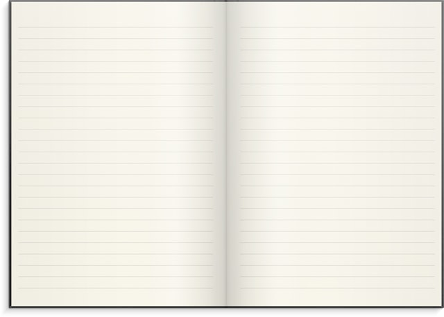 Produktbild 2 för Anteckningsbok A5 Mörkgrå textil, Linjerad, Burde