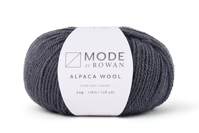 Alpaca Wool alpakka villasekoite 50 gr Carbon 010 Mode at Rowan