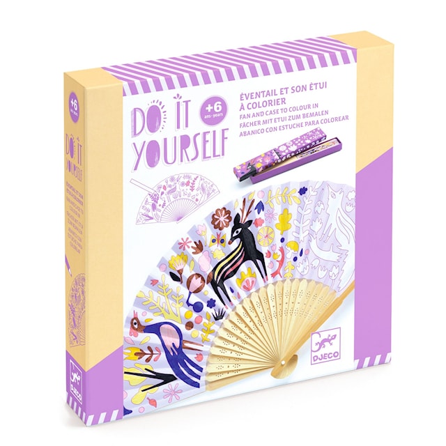 Produktbilde 4 for DIY-sett Vakker vifte og eske Djeco