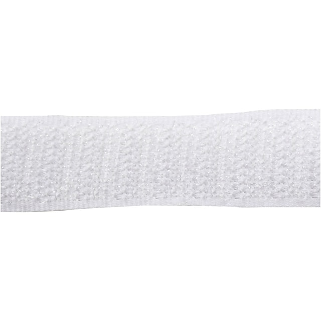 Tuotekuva 3 - Velcronauha, valkoinen, Lev: 20 mm, 5 m/ 1 rll