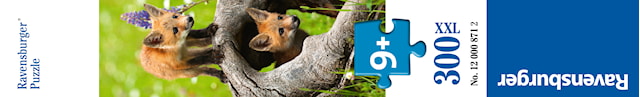 Produktbild 4 för Pussel Curious Foxes 300 XXL bitar, Ravensburger