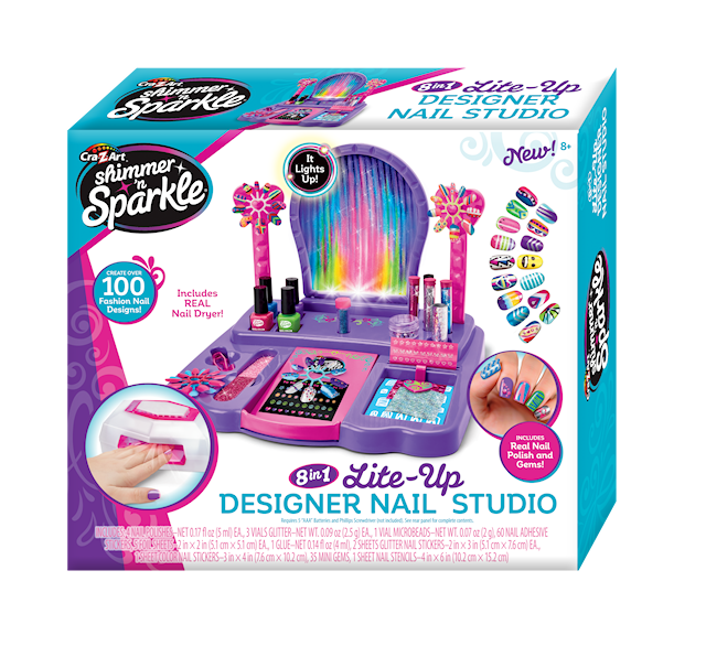 Tuotekuva 1 - Shimmer N Sparkle 8 In 1 Nail Salon W. Dryer Ass