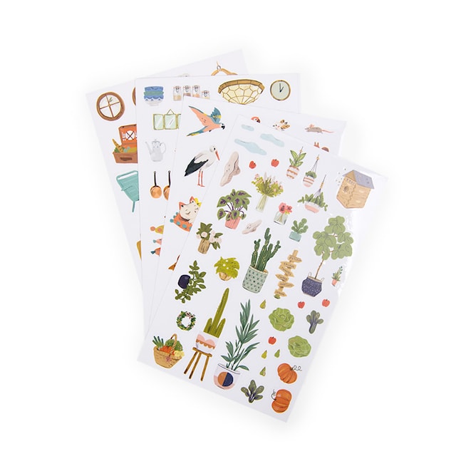 Tuotekuva 3 - Värityskirja tarroilla - Koti Pariisissa Moulin Roty