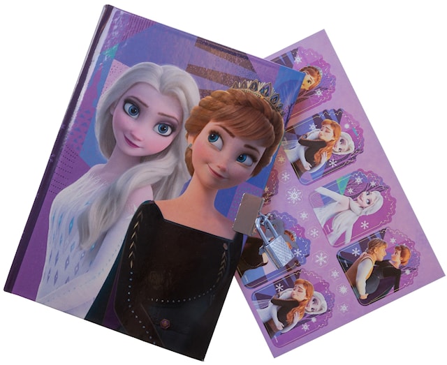 Frozen Dagbok med lås & stickers