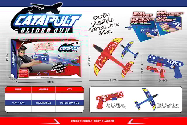 Produktbilde 2 for Stor Katapultfly Suntoy