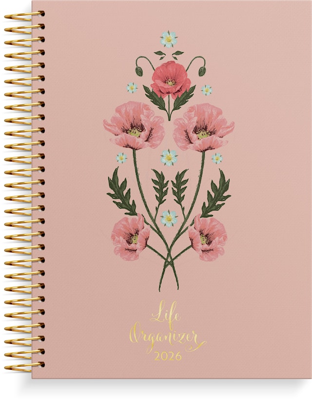 Tuotekuva 1 - Kalenteri 2026 Life Organizer C5 (163x229 mm) Burde