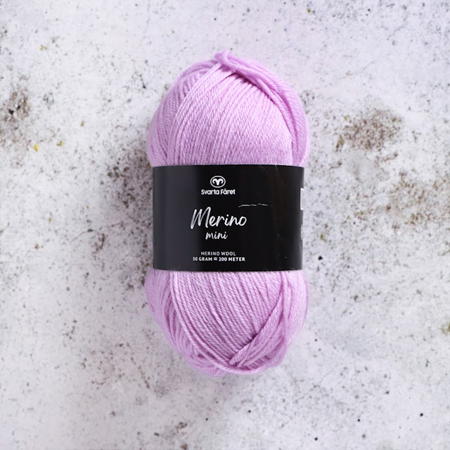 Produktbilde 1 for Merino Mini 50g Lavish Lilac (18) Svarta Fåret