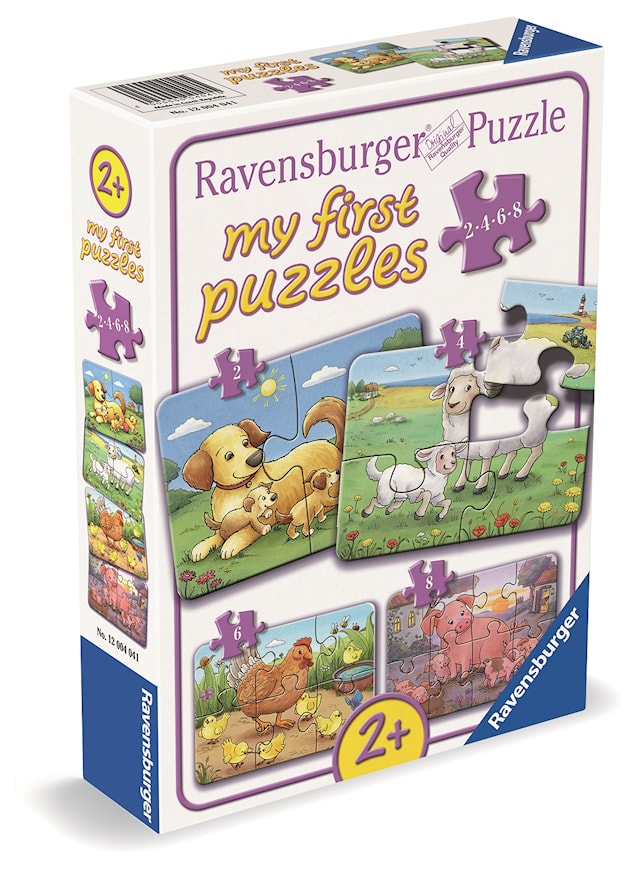 Produktbilde 3 for Små bondegårdsdyr 2/4/6/8p Ravensburger
