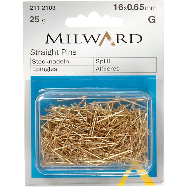 Produktbild 5 för Knappnålar 0,5 mm Guld 25 g