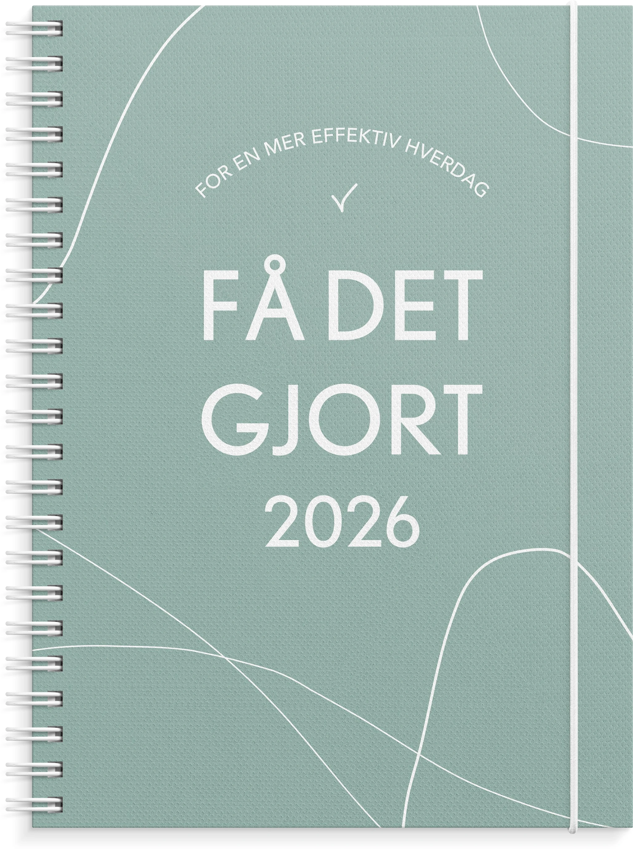 Produktbilde for Ukekalender 2026 A5 Få Det Gjort Grønn GRIEG