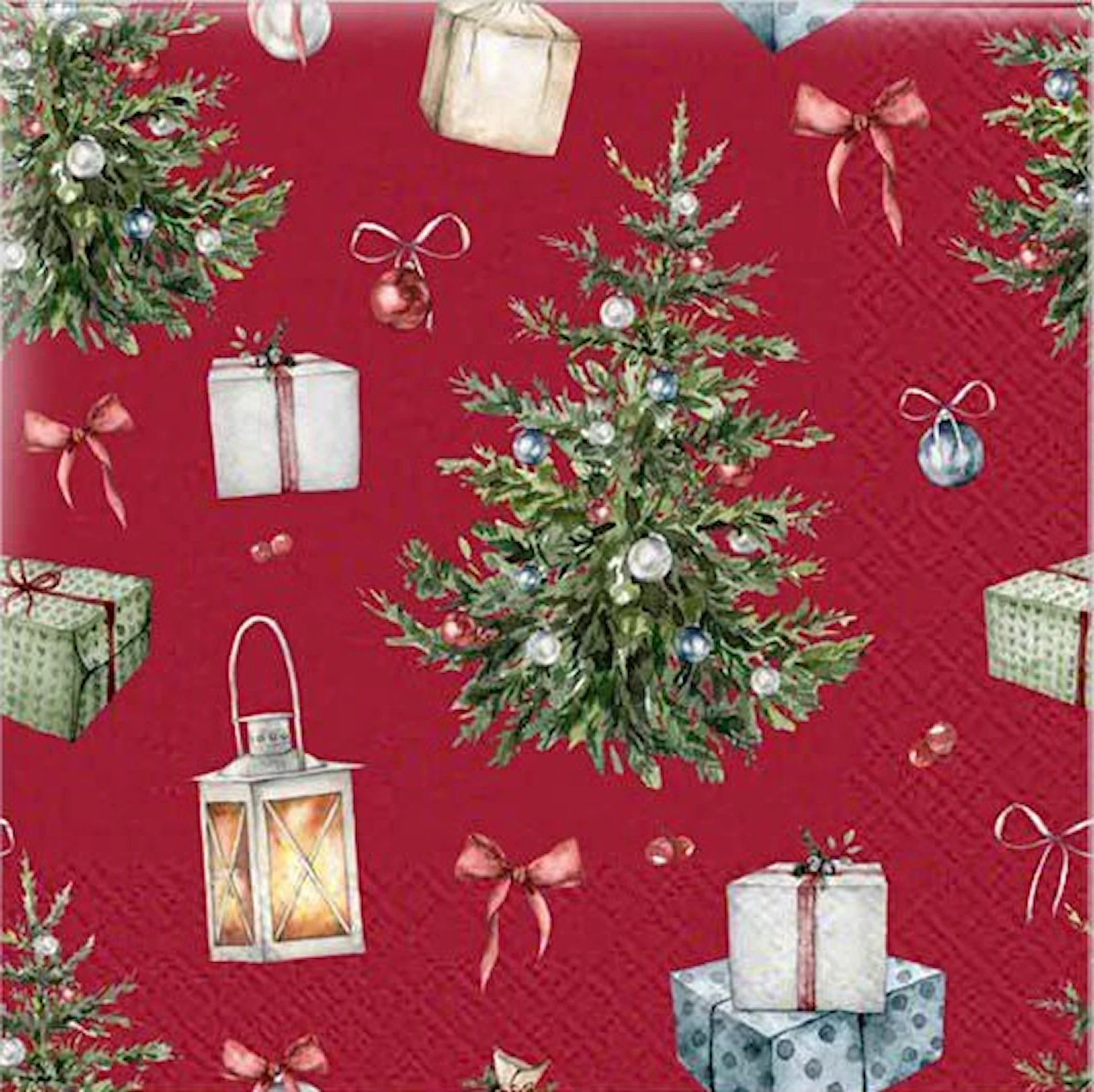 Produktbilde for Matservietter Granmix Jul 20-pack Gullers