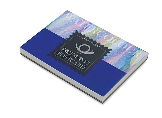 Produktbild 2 för Akvarellblock Vykort 10,5 x 14,8 cm 20 ark 300g Fabriano