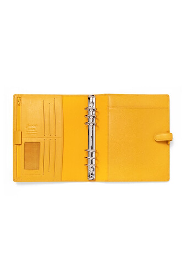 Produktbilde 2 for Systemkalender A5 Finsbury Gul Filofax