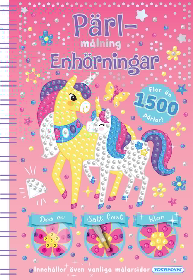 Pärlmålning Enhörningar 1500 pärlor Kärnan