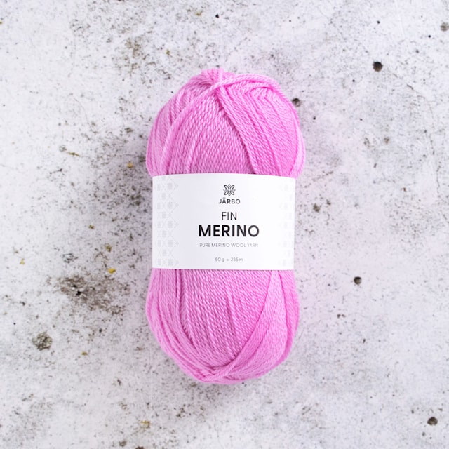 Fin Merino 50g Pink Cupcake (19) Järbo