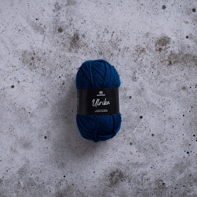 Ulrika Villalanka 50 g Ruiskukansininen Svarta Fåret