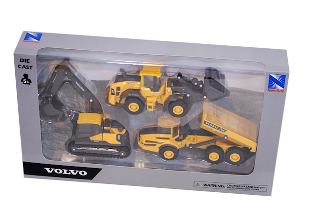 Arbetsmaskiner, 3-Pack, Gul & Svart